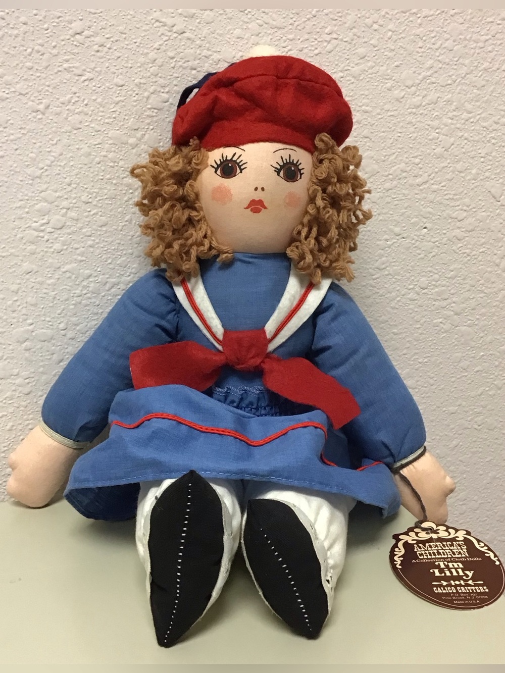 Vintage ‘80s Calico Critters America’s Children I’m Lilly Sailor Doll